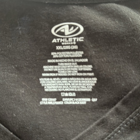 🔴 FINAL MARK ⬇️ - Athletic Works Black Active Top - No Pain No Champagne 🍾 - Picture 2 of 2